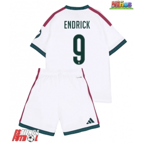 Real Madrid Endrick #9 Primera Equipación Niños 2026-27 Manga Corta (+ Pantalones cortos)